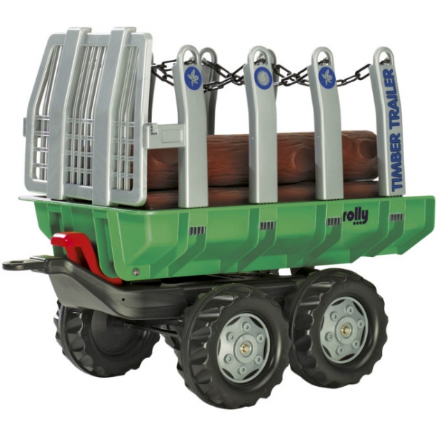 Прицеп для педального трактора Rolly Toys зеленый 122158 100727